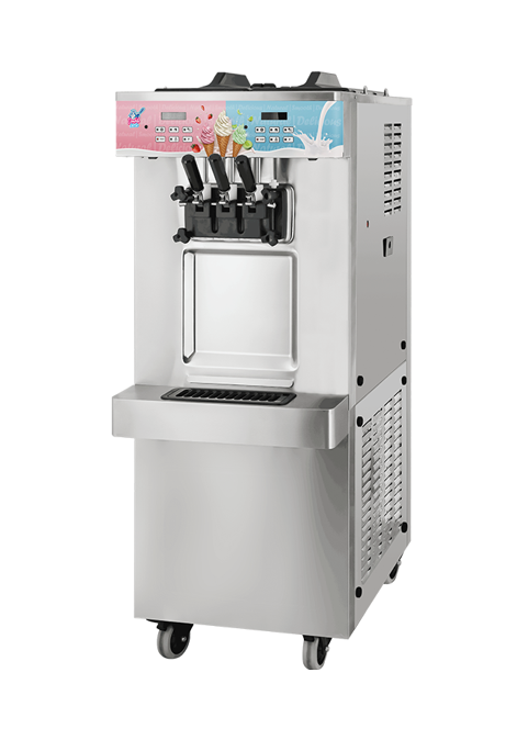 三孔霜淇淋機-落地型